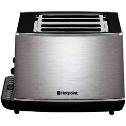 Hotpoint TT 44E AX0 4 Slice Toaster in Stainless Steel